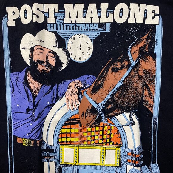 Post Malone F-1 Trillion Album Cowboy T-Shirt Large - Picture 2 of 4
